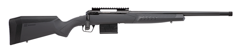 Rifles Long Guns Savage 110 Tactical 300WinMag 110 TACTICAL 300WIN BL/SYN 24" • 57489 | 5/8X24 TPI | 5RD MAG