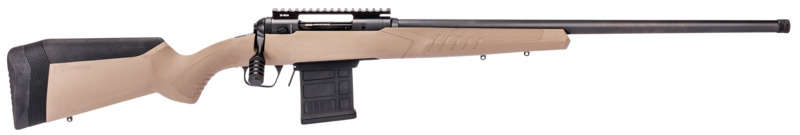 Rifles Long Guns Savage 110 Tactical Desert 6.5PRC 110 TACT DESERT 6.5PRC FDE 24" • 57492 | BLACK BBL/FDE STOCK