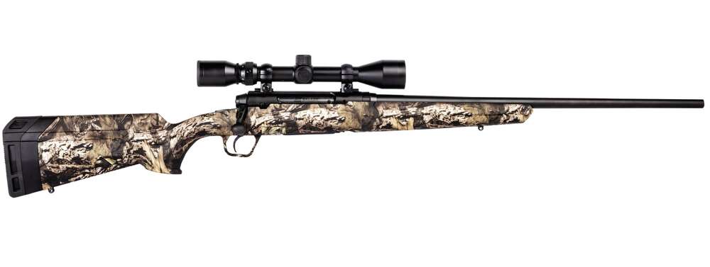 Rifles Long Guns Savage Axis XP Camo 223Rem AXIS 223REM MOBUC 22" PKG    # • 55841|3-9X40 WEAVER KASPA SCPE