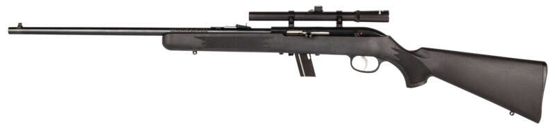 Rifles Long Guns Savage 64 FXP 22LR 64 XP SEMI-AUTO 22LR BL/SYN LH • 40061 | SCOPE PKG | LEFT HAND