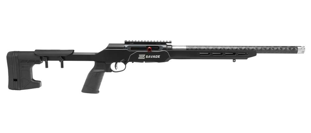 Rifles Long Guns Savage A22 Precision Lite 22LR A22 PRECISION LITE 22LR 18" CF • 47256 | MDT CHASSIS