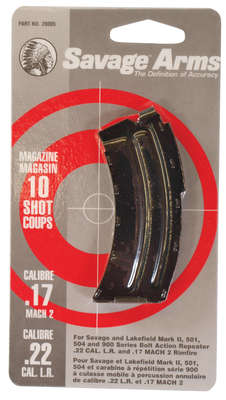 Magazines Savage 17HM2 MAG SAV MKII 22LR/17HM2 10RD BL • Model: 