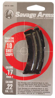 Magazines Savage 17HM2 MAG SAV MKII 22LR/17HM2 10RD STS • Model: 