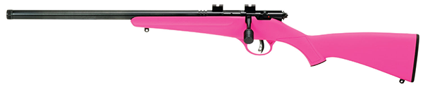 Rifles Long Guns Savage 1rd 22LR SAV 13842 RASCAL     22LR FLVSR PINK LH