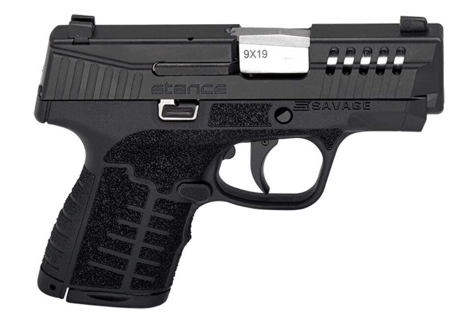 Handguns Savage 3.20" 9mm SAV 67003 STANCE MC9 BLK NS   9MM 3.2 7/8