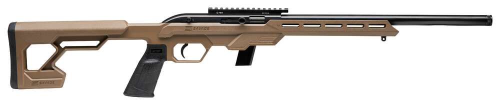 Rifles Long Guns Savage 10+1 22LR SAV 45124 64 PRECISION 22LR 16.5 TB FDE 10-RND • Model: 10+1