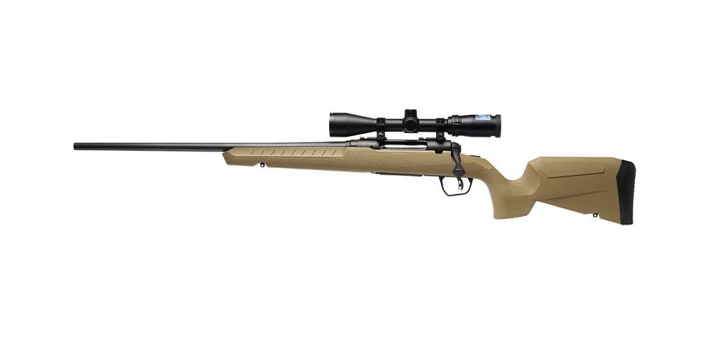 Rifles Long Guns Savage 4+1 243Win SAV 32244 AXIS 2 XP COMBO FDE   COMPACT LH 243