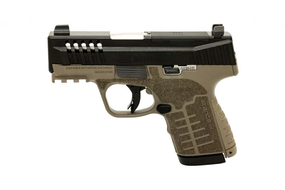 Handguns Savage 3.20" 9mm SAV 67065 STANCE XR MC9 NS   9MM 3.2  13+1     FDE • Model: 3.20"