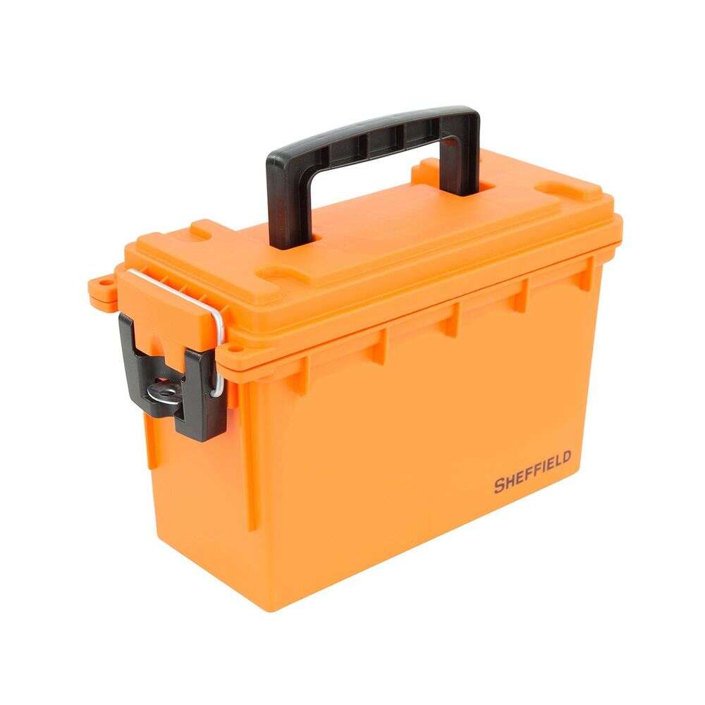 Misc. Accessories Sheffield 4.50" FIELD BOX SAFETY ORANGE MADE IN USA • Model: 4.50"