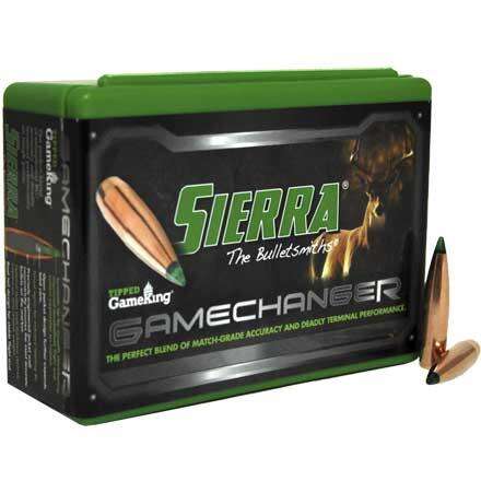 Ammunition Sierra Ready Series Game Changer Tipped GameKing Bullets 6.5MM 130 GR 100 Count