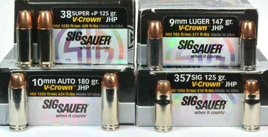 Ammunition Sierra Ready Series .45 Caliber (.4515) 200 gr. JHP Sig Sauer V-Crown  100 rounds • Model: Ready Series