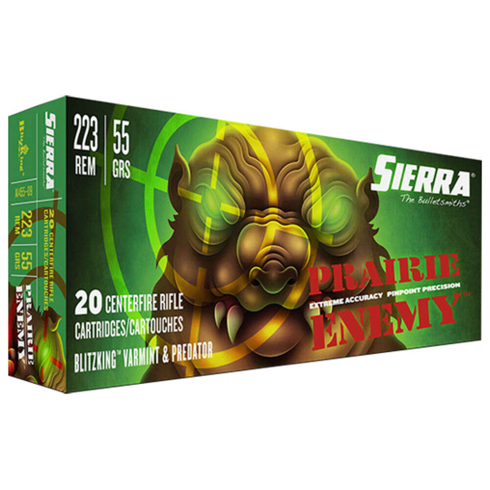 Ammunition Sierra Ready Series 223Rem Sierra Ammo 223 Remington 55 GR BlitzKing 20 rounds