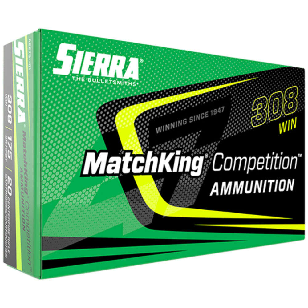 Ammunition Sierra 4.50" 308Win AMMO 308 WIN 175GR HPBT MK 20/BX • Model: 4.50"