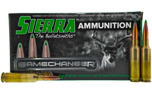 Ammunition Sierra GameChanger 6mmCreedmoor SIERRA GC 6MM CM 100GR TGK 20/200 • Model: GameChanger