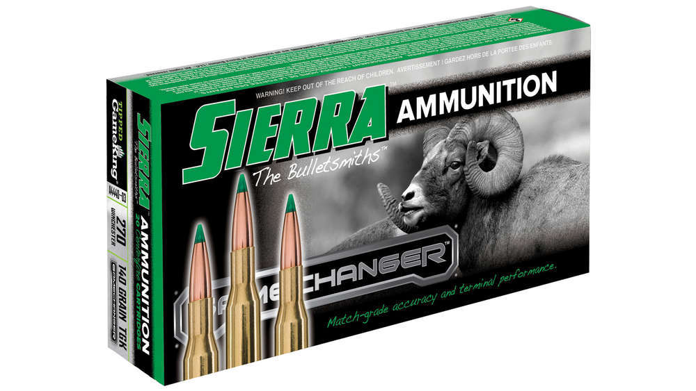 Ammunition Sierra 2723 ft lbs 270Win SIERRA A444003   270             140 TGK     20/10 • Model: 2723 ft lbs