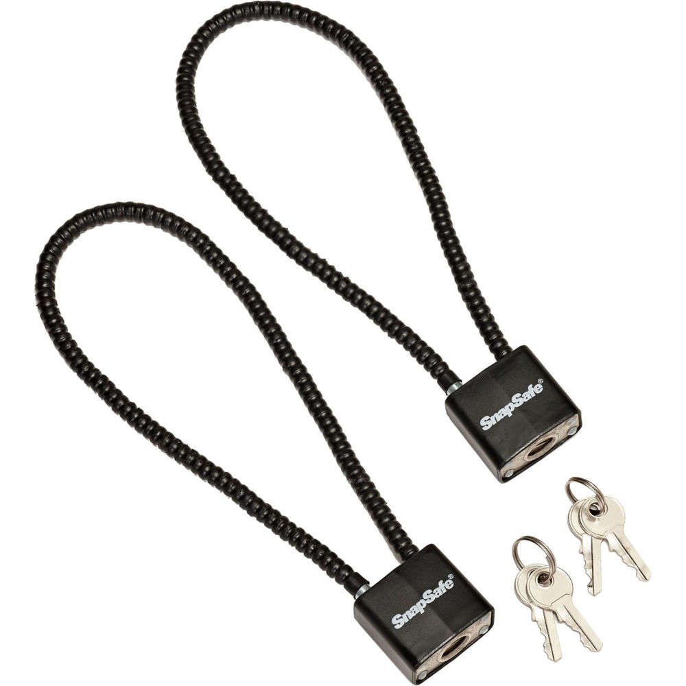 Safes Security SnapSafe 4.50" SNAPSAFE LOCK BOX CABLE W/PADLOCK 2 PACK