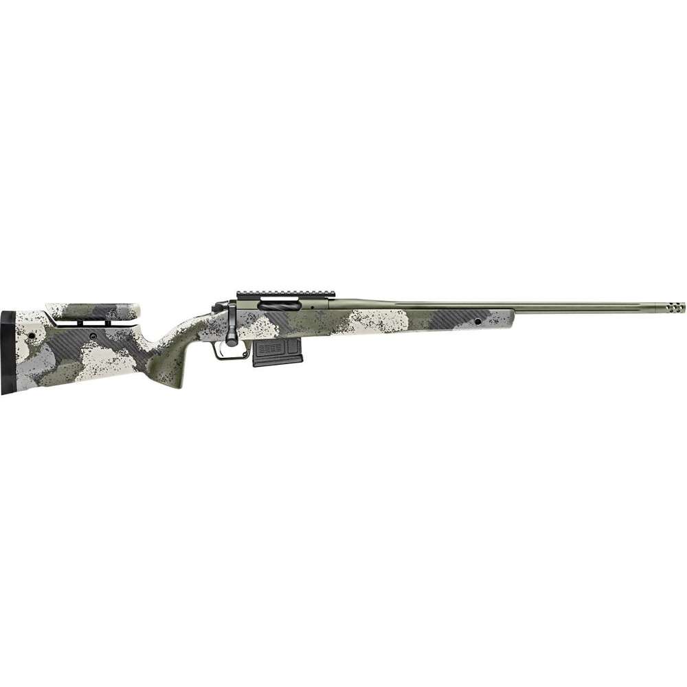 Rifles Long Guns Springfield Ready Series 2020 WAYPOINT 6.5CM 22IN SS FLUTED ADJUST STK EVERGREEN CAMO 1-5RD