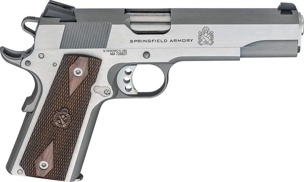 Handguns Springfield Ready Series 9mm 1911 Garrison 9mm - Stainless 1-9 round mag