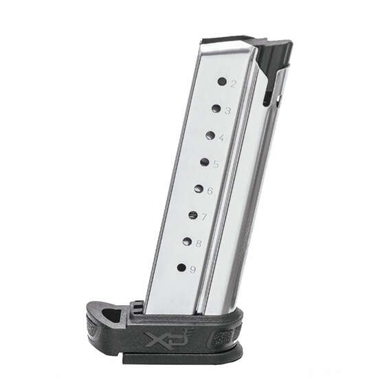 Magazines Springfield 4.50" 9mm 9MM 9RD XDE MAGAZINE W EXTENSION SLEEVE