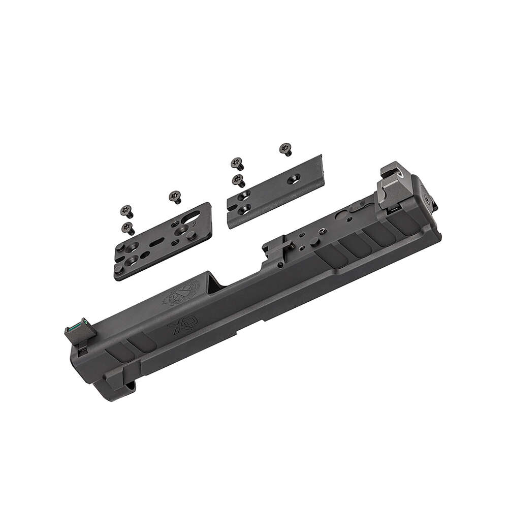 Parts Springfield XD Slide Assembly 9MM 4" SPRGFLD XD SLIDE ASSY 9MM 4" W/ OSPP • Model: XD Slide Assembly 9MM 4"