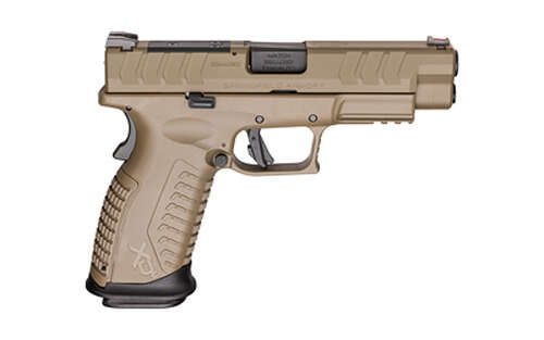 Handguns Springfield XDM 10mm SPGFLD XDM ELT 10MM 4.5 16RD FDE OSP • Model: XDM