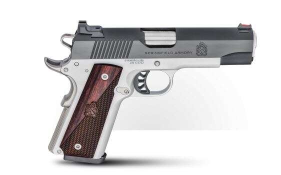 Handguns Springfield 4.25" 45ACP SPG PX9118L        45 RONIN 1911    4.25   8R BKSS