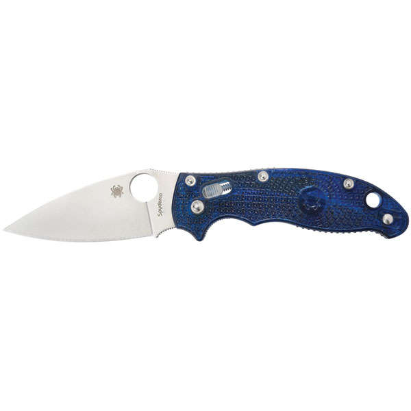 Knives Spyderco Manix 2 SPYDERCO MANIX2 BLUE FRCP PLAIN