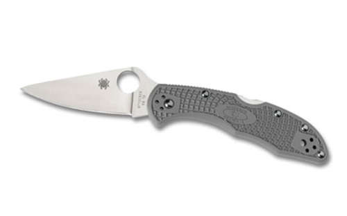 Knives Spyderco Delica4 SPYDERCO DELICA4 FFG PLAINEDGE GREY