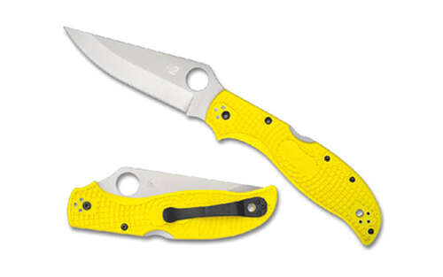 Knives Spyderco Stretch 2 SPYDERCO STRETCH 2 XL LW SALT YLW • Model: Stretch 2