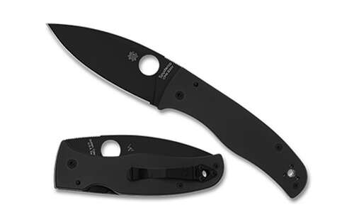 Knives Spyderco Bodacious SPYDERCO BODACIOUS BLK/BLK S30V SRTD • Model: Bodacious