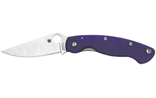 Knives Spyderco Military SPYDERCO MILITARY MODEL G-10 BLUE