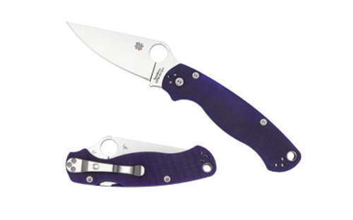 Knives Spyderco Para Military 2 SPYDERCO PARAMILITARY2 BLUE G10 PLN • Model: Para Military 2