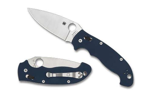 Knives Spyderco Manix 2 XL SPYDERCO MANIX 2XL G-10 3.85" BLUE • Model: Manix 2 XL