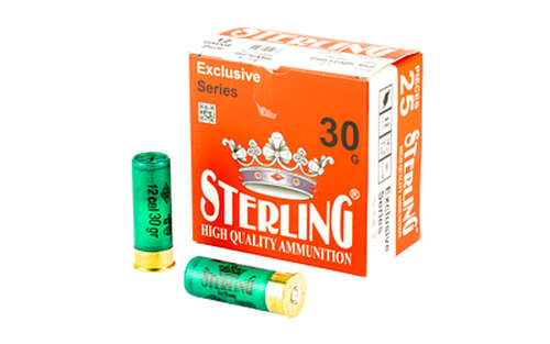 Ammunition Sterling Exclusive Series 12Gauge STERLING EXCLSV 12GA 2.75" #7 25/250 • Model: Exclusive Series