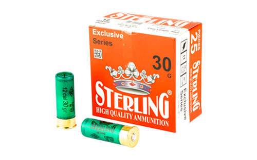 Ammunition Sterling Exclusive Series 12Gauge STERLING EXCLSV 12GA 2.75" #8 25/250 • Model: Exclusive Series