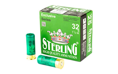 Ammunition Sterling Exclusive Series 12Gauge STERLING EXCLSV 12GA 2.75" #7 25/250 • Model: Exclusive Series