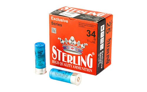 Ammunition Sterling Exclusive Series 12Gauge STERLING EXCLSV 12GA 2.75" #4 25/250 • Model: Exclusive Series