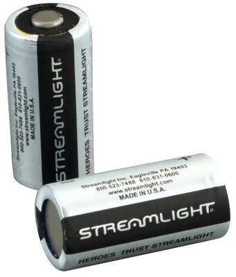 Flashlights&Batteries Streamlight 3V Lithium CR123 STRMLGHT 3V LITHIUM BATTERY 2/PK