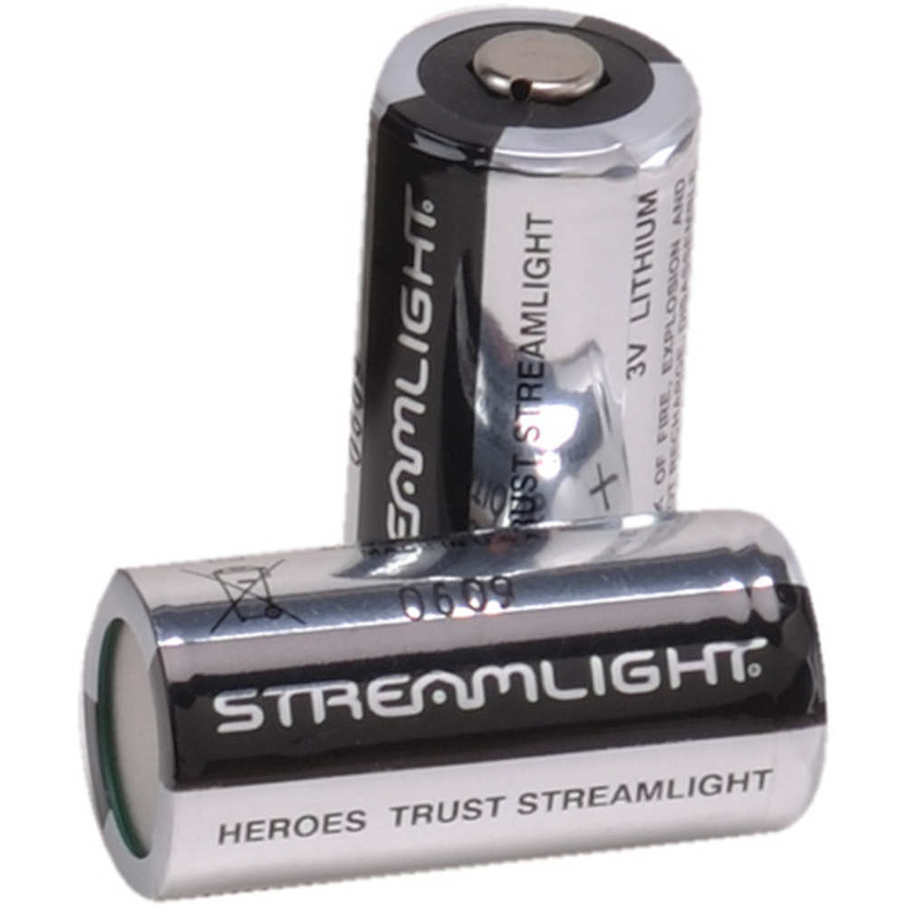 Flashlights&Batteries Streamlight 4.50" LITHIUM CR123 BATTERIES 12PK BAGGED