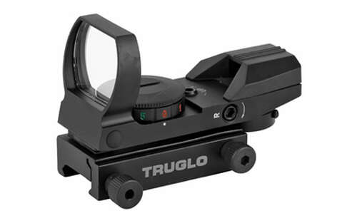 Scopes TRUGLO Dual Color Open TRUGLO RED DOT OPEN 4 RETICLE BLACK