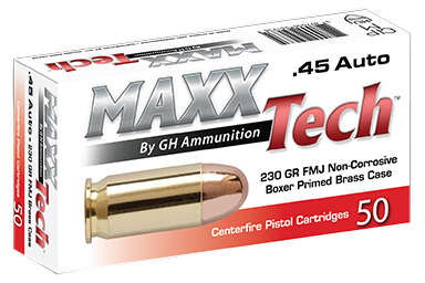 Ammunition TULA 45ACP MAXXTECH PTGB45B     45ACP  230G FMJ         50/10