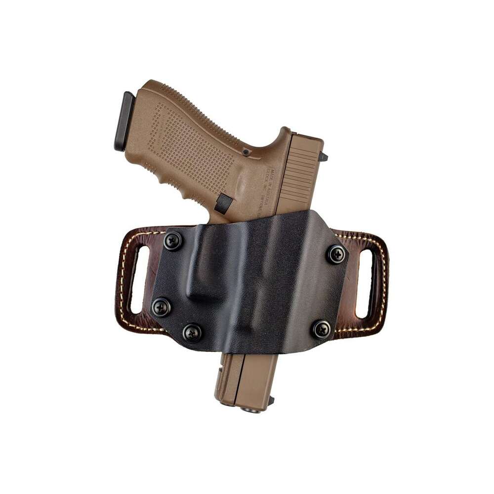 Holsters Tagua Ready Series TX 1836 Mini Partner-Kydex/Leather for Most Glocks  9mm/40 mm Blk RH