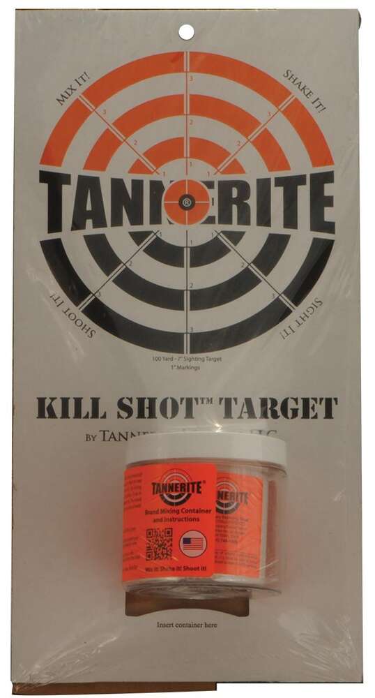 Targets Tannerite Ready Series Tannerite Kill Shot Bundle-4 cardboard bulls eye targets