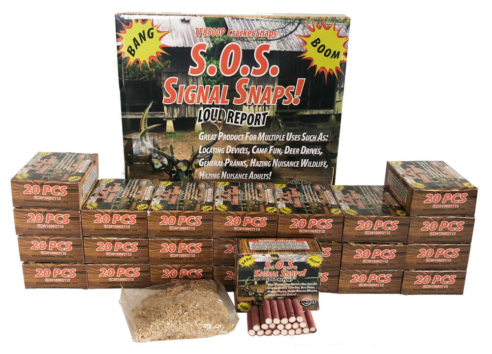 Targets Tannerite TAN SOS   SIGNAL SNAPS      480 QTY     24 CS • Model: 