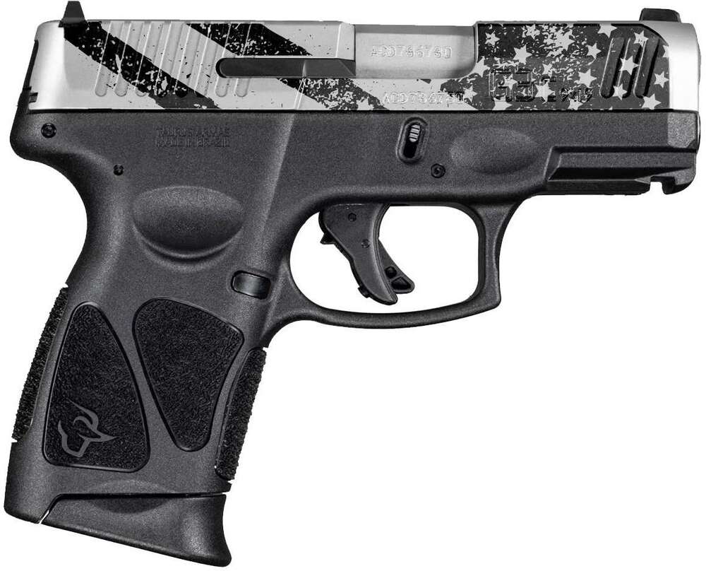 Handguns Taurus ZPAP M85 9mm TAU G3C 9MM 3.26 US FLAG ENGRAVING 12RD • Model: ZPAP M85