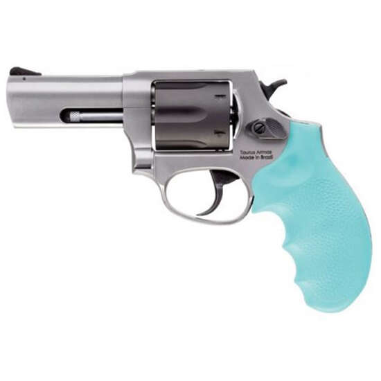 Handguns Taurus ZPAP M85 38Special TAU 856 38SPL 3 SS BLK CYL CYAN HOGUE GRIP 6RD • Model: ZPAP M85