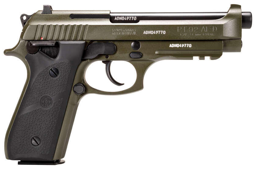 Handguns Taurus Ready Series 9mm Taurus PT92 9MM 5 2x17 RDS OD GREEN HOGUE • Model: Ready Series