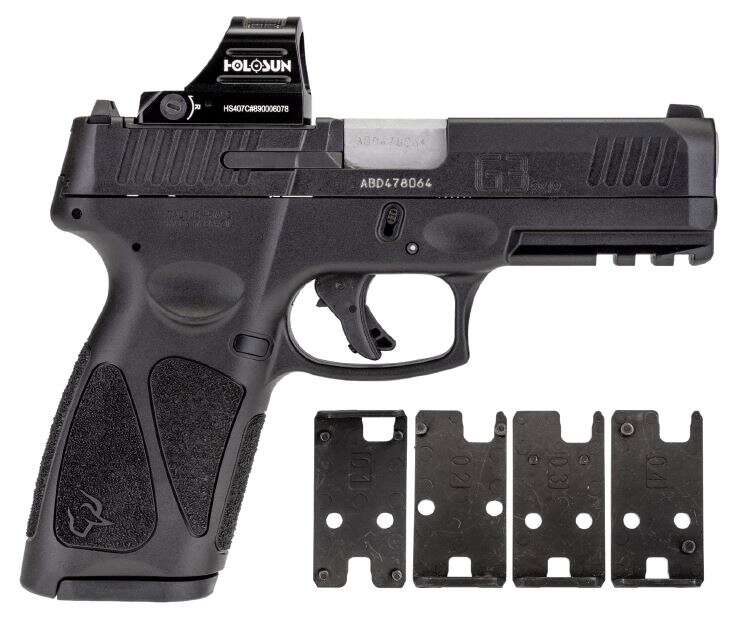 Handguns Taurus Ready Series 9mm G3C 9MM BLACK/BLACK 3.26" 3x10 OPTIC READY