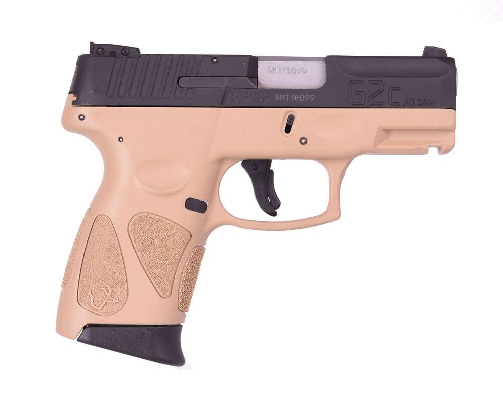 Handguns Taurus G2C 40S&W G2C 40S&W BLK/FDE 3.2" 10+1  # • 1-G2C4031-10T • Model: G2C