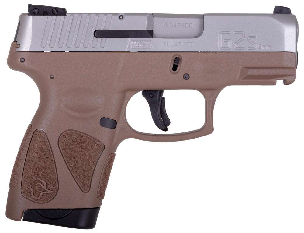 Handguns Taurus G2S 9mm G2S 9MM SS/BROWN 3.2" 7+1 • 1-G2S939B • Model: G2S